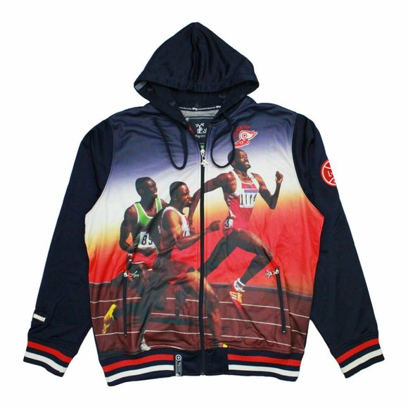 LRG Lifted Research Group Men's Emrbroidered 47 Catch Up Full Zip Hooded Jacket - Picture 2 of 11